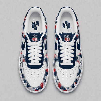 [SPECIAL OFFER] NEW CUSTOMIZED NFL27 NEP NEW ENGLAND PATRIOTS AF1 SHOES