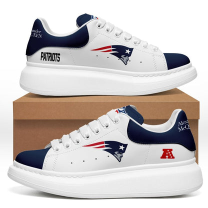 [SPECIAL OFFER] NEW CUSTOMIZED NFL27 NEP NEW ENGLAND PATRIOTS MCQUEEN SHOES