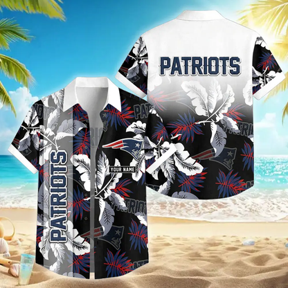 [SPECIAL OFFER] NEW CUSTOMIZED NFL27 NEP NEW ENGLAND PATRIOTS UNISEX HAWAIIAN SHIRT