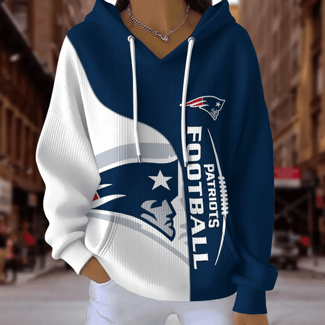 [SPECIAL OFFER] NEW CUSTOMIZED NFL27 NEP NEW ENGLAND PATRIOTS RIBBED HOODIE & SWEATSHIRT