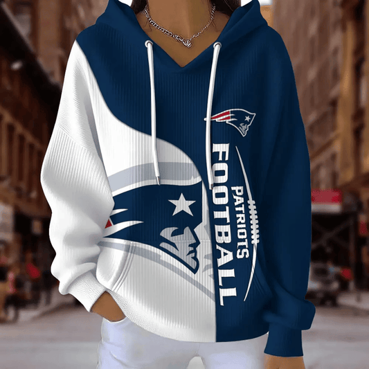 [SPECIAL OFFER] NEW CUSTOMIZED NFL27 NEP NEW ENGLAND PATRIOTS RIBBED HOODIE & SWEATSHIRT