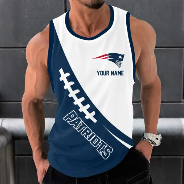 [SPECIAL OFFER] NEW CUSTOMIZED NFL27 NEP NEW ENGLAND PATRIOTS UNISEX TANK TOP