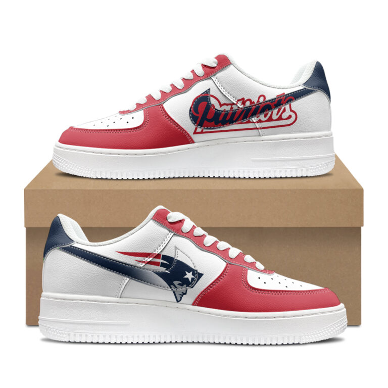 [SPECIAL OFFER] NEW CUSTOMIZED NFL27 NEP NEW ENGLAND PATRIOTS AF1 SHOES