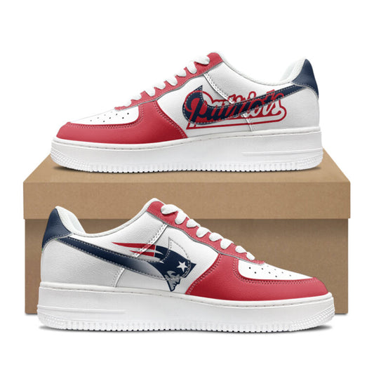 [SPECIAL OFFER] NEW CUSTOMIZED NFL27 NEP NEW ENGLAND PATRIOTS AF1 SHOES