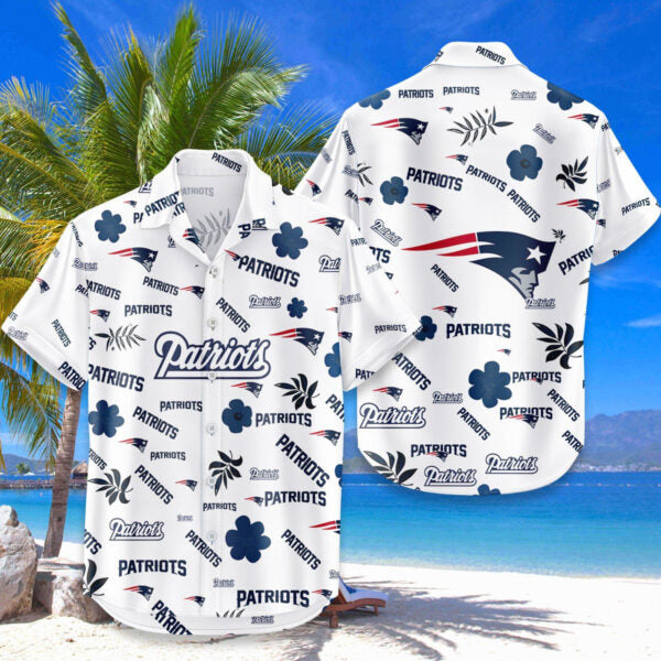 LIMITED EDITION - NEW CUSTOMIZED NFL27 NEP NEW ENGLAND PATRIOTS UNISEX HAWAIIAN SHIRT