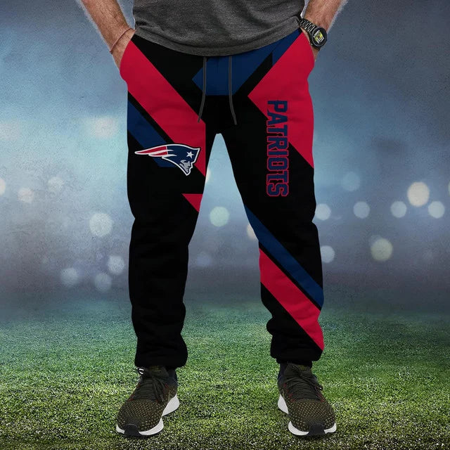 LIMITED EDITION - NEW CUSTOMIZED NFL27 NEP NEW ENGLAND PATRIOTS SWEATPANTS