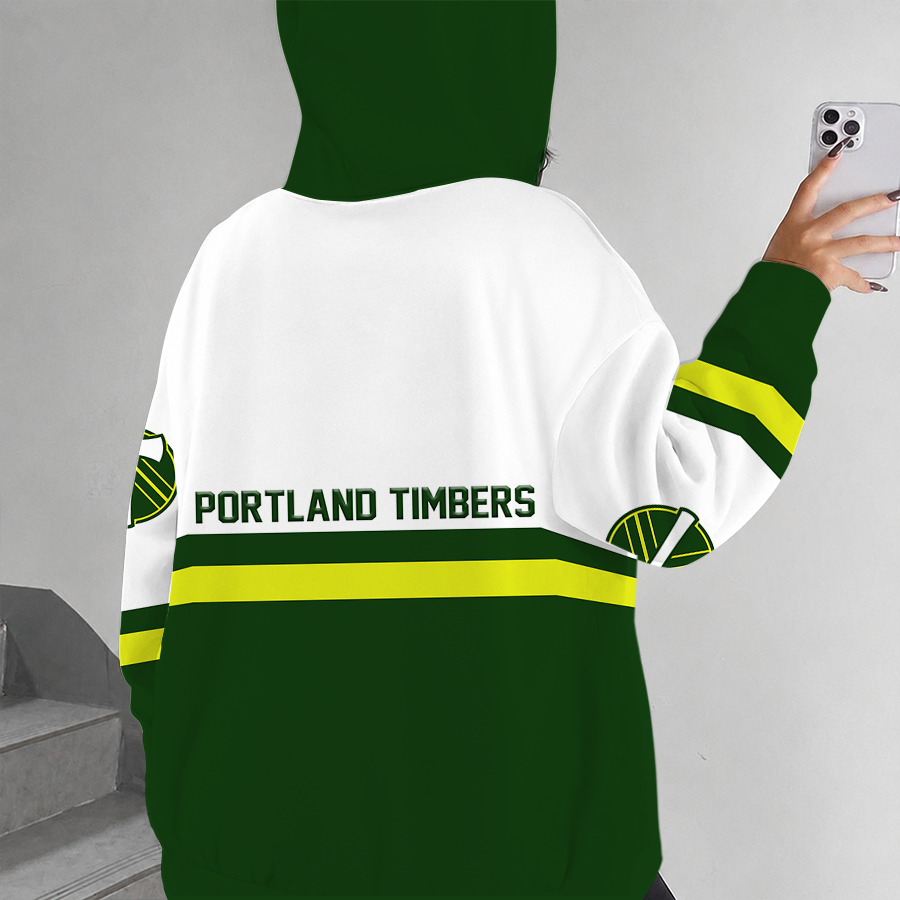 [FAN EXCLUSIVE] NEW CUSTOMIZED MLS27 PLT PORTLAND TIMBERS ZIP HOODIE