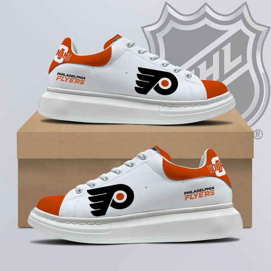 [SUPER SALE] NEW CUSTOMIZED NHL27 PPF PHILADELPHIA FLYERS MCQUEEN SHOES