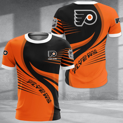 LIMITED EDITION - NEW CUSTOMIZED NHL27 PPF PHILADELPHIA FLYERS POLO SHIRT & T-SHIRTS