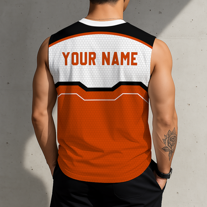 SPECIAL EDITION - NEW CUSTOMIZED NHL27 PPF PHILADELPHIA FLYERS MEN'S GYM SHIRT