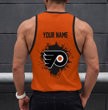 LIMITED EDITION - NEW CUSTOMIZED NHL27 PPF PHILADELPHIA FLYERS UNISEX TANK TOP
