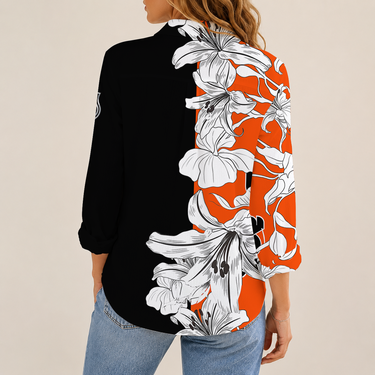 [SUPER SALE] NEW CUSTOMIZED NHL27 PPF PHILADELPHIA FLYERS WOMEN CASUAL SHIRT