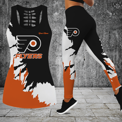 [SUPER SALE] NEW CUSTOMIZED NHL27 PPF PHILADELPHIA FLYERS MEN'S DRAWSTRING CARGO SHORTS