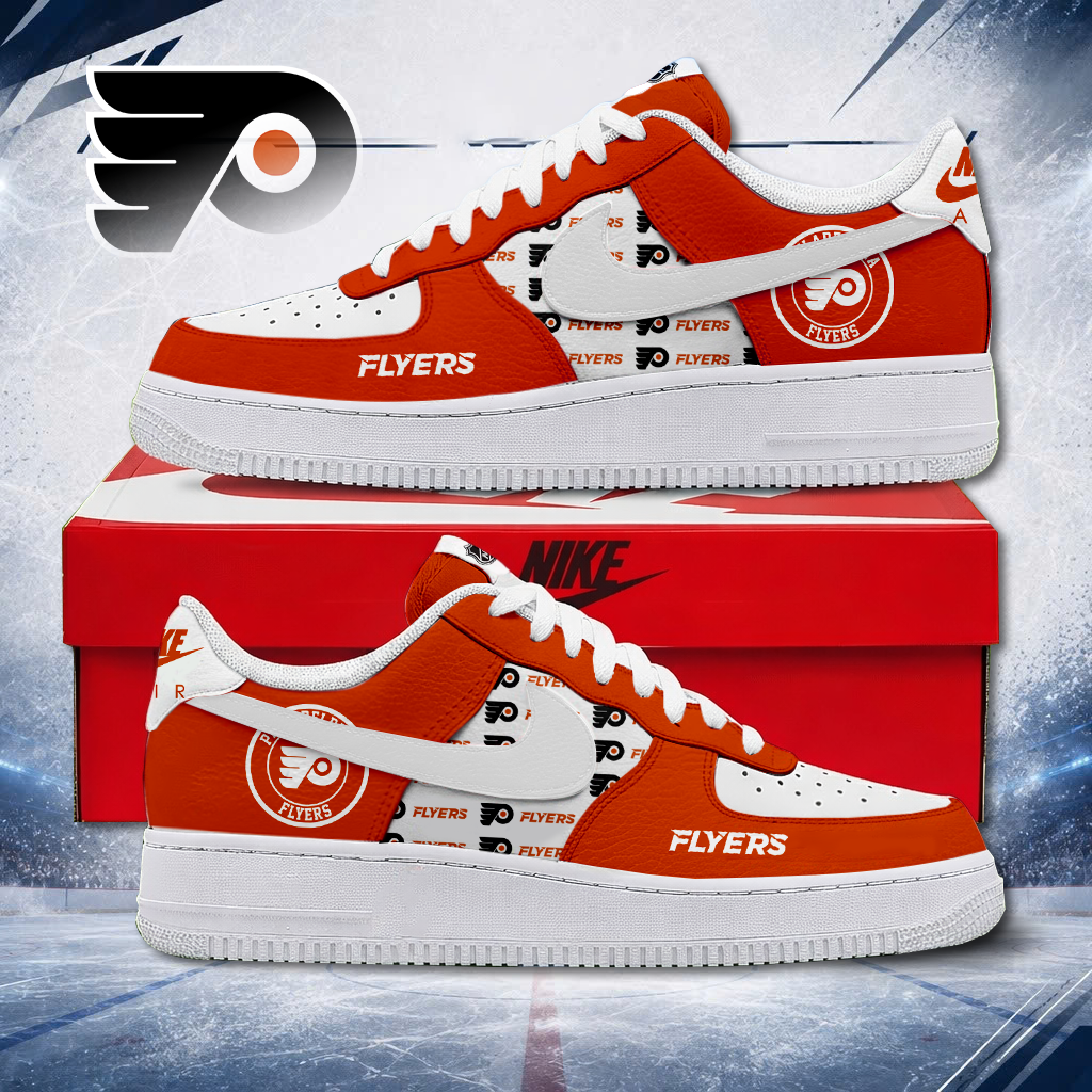 MEGA SALE - NEW CUSTOMIZED NHL27 BFS PHILADELPHIA FLYERS AF1 SHOES