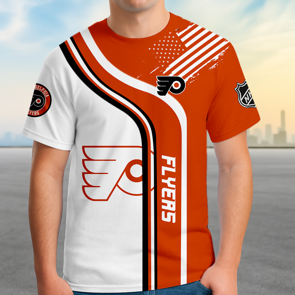 ELITE EDITION - NEW CUSTOMIZED NHL27 PPF PHILADELPHIA FLYERS POLO SHIRT, ZIP POLO SHIRT & T-SHIRTS