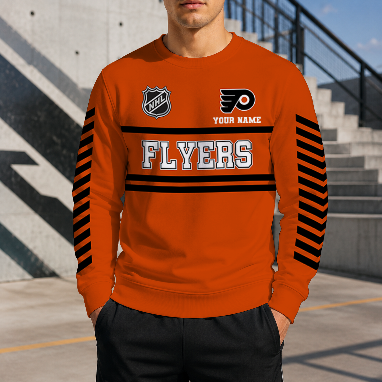 VIRAL EDITION - NEW CUSTOMIZED NHL27 PPF PHILADELPHIA FLYERS UNISEX SWEATSHIRT