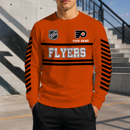 VIRAL EDITION - NEW CUSTOMIZED NHL27 PPF PHILADELPHIA FLYERS UNISEX SWEATSHIRT
