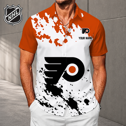 LIMITED EDITION - NEW CUSTOMIZED NHL27 PPF PHILADELPHIA FLYERS UNISEX HAWAIIAN SHIRT
