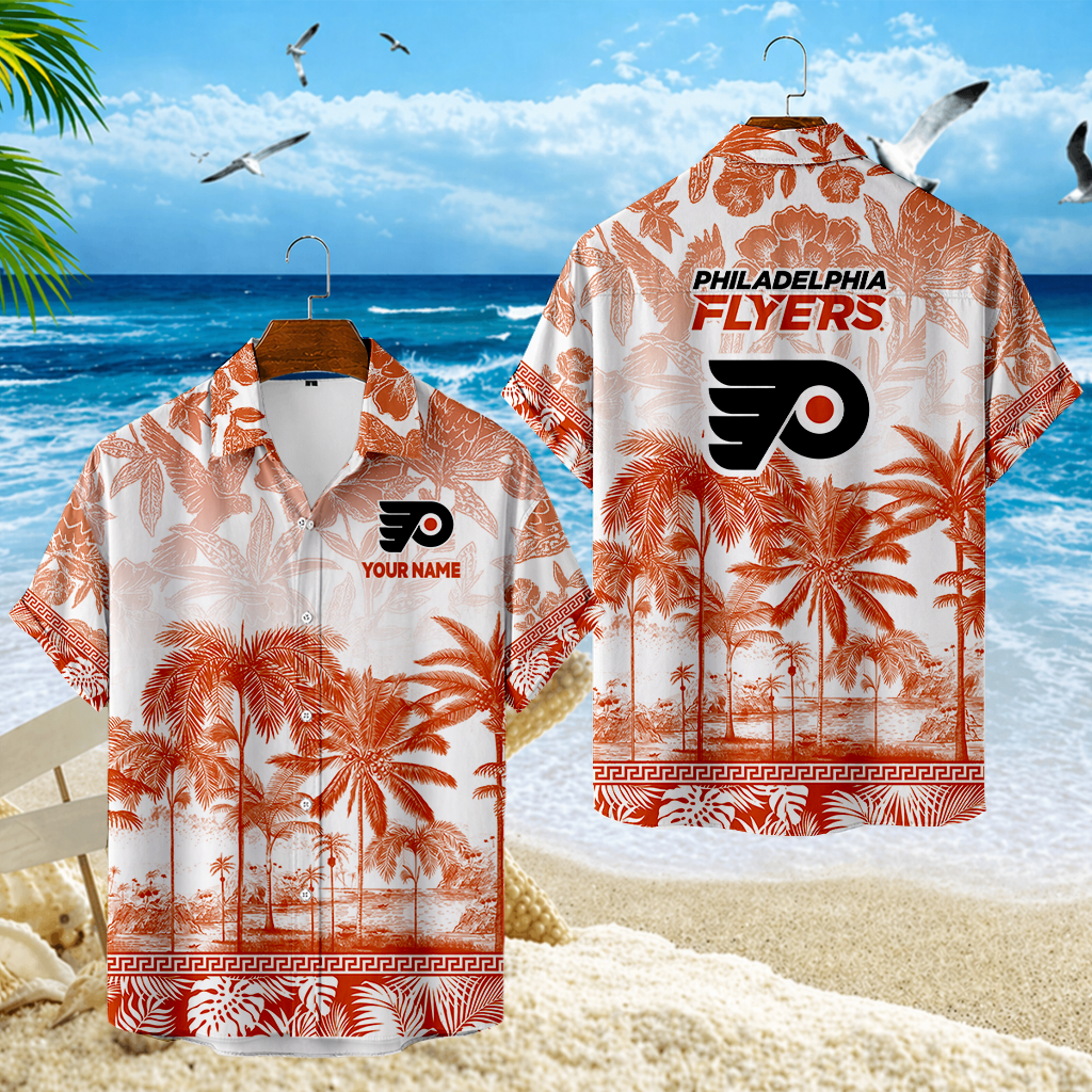 LIMITED EDITION - NEW CUSTOMIZED NHL27 PPF PHILADELPHIA FLYERS UNISEX HAWAIIAN SHIRT