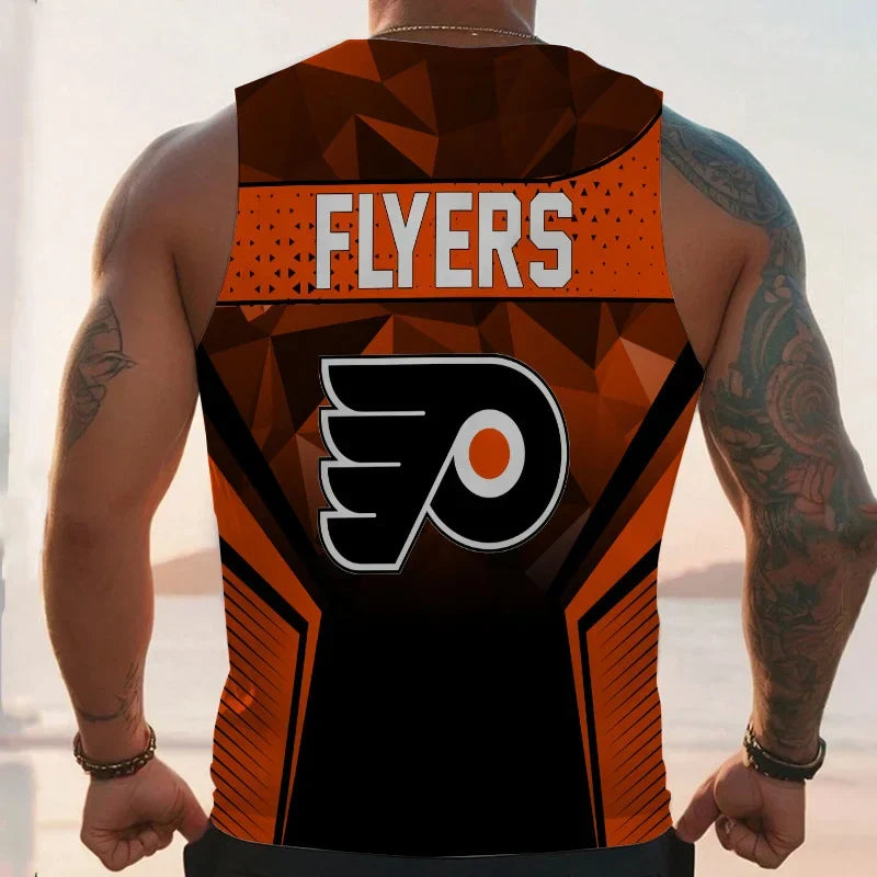 [SUPER SALE] NEW CUSTOMIZED NHL27 PPF PHILADELPHIA FLYERS UNISEX TANK TOP