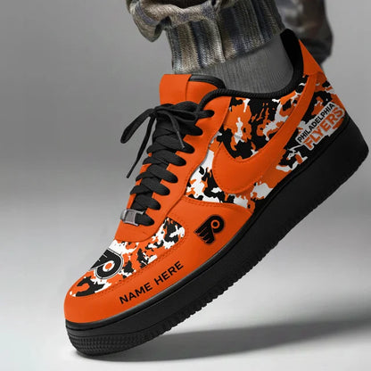 [SUPER SALE] NEW CUSTOMIZED NHL27 PPF PHILADELPHIA FLYERS AF1 SHOES
