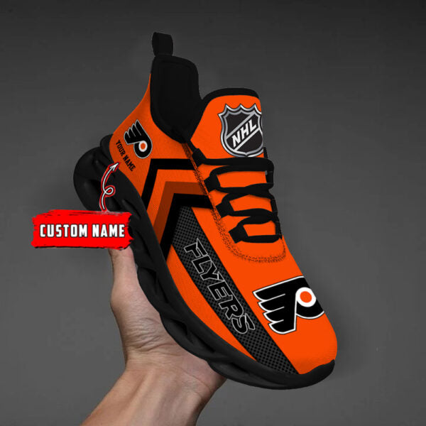 [SUPER SALE ] NEW CUSTOMIZED NHL27 PPF PHILADELPHIA FLYERS MAX SOUL SHOES