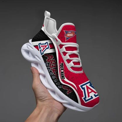 EXCLUSIVE EDITION - NEW CUSTOMIZED NCAA FBS27 ARW ARIZONA WILDCATS CLUNKY SNEAKERS