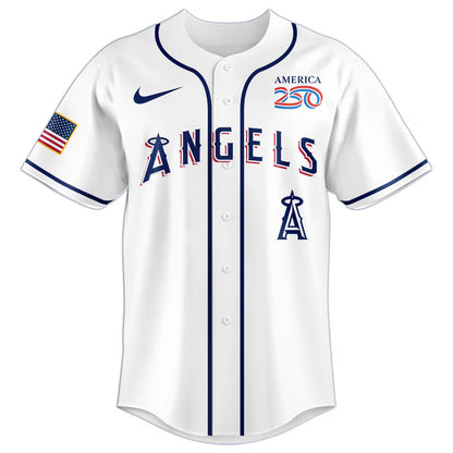LIMITED EDITION - NEW CUSTOMIZED MLB27 LAA LOS ANGELES ANGELS BASEBALL JERSEY