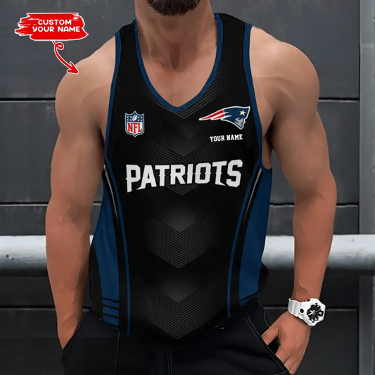 [SPECIAL OFFER] NEW CUSTOMIZED NFL27 NEP NEW ENGLAND PATRIOTS UNISEX TANK TOP