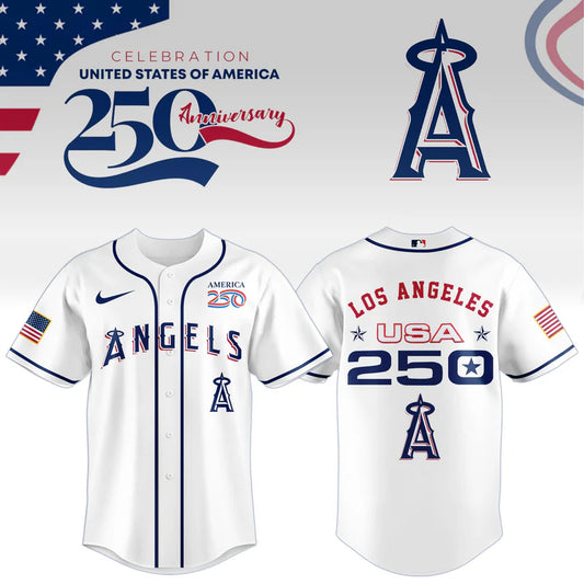 LIMITED EDITION - NEW CUSTOMIZED MLB27 LAA LOS ANGELES ANGELS BASEBALL JERSEY