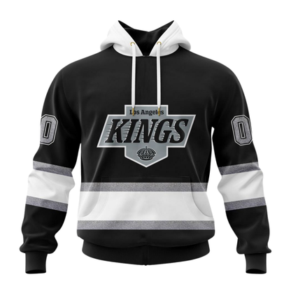 LIMITED EDITION - NEW CUSTOMIZED NHL16 LAK LOS ANGELES KINGS COMBO HOODIE & LONGPANTS