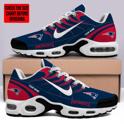 [SPECIAL OFFER] NEW CUSTOMIZED NFL27 NEP NEW ENGLAND PATRIOTS AIR MAX PLUS SNEAKERS
