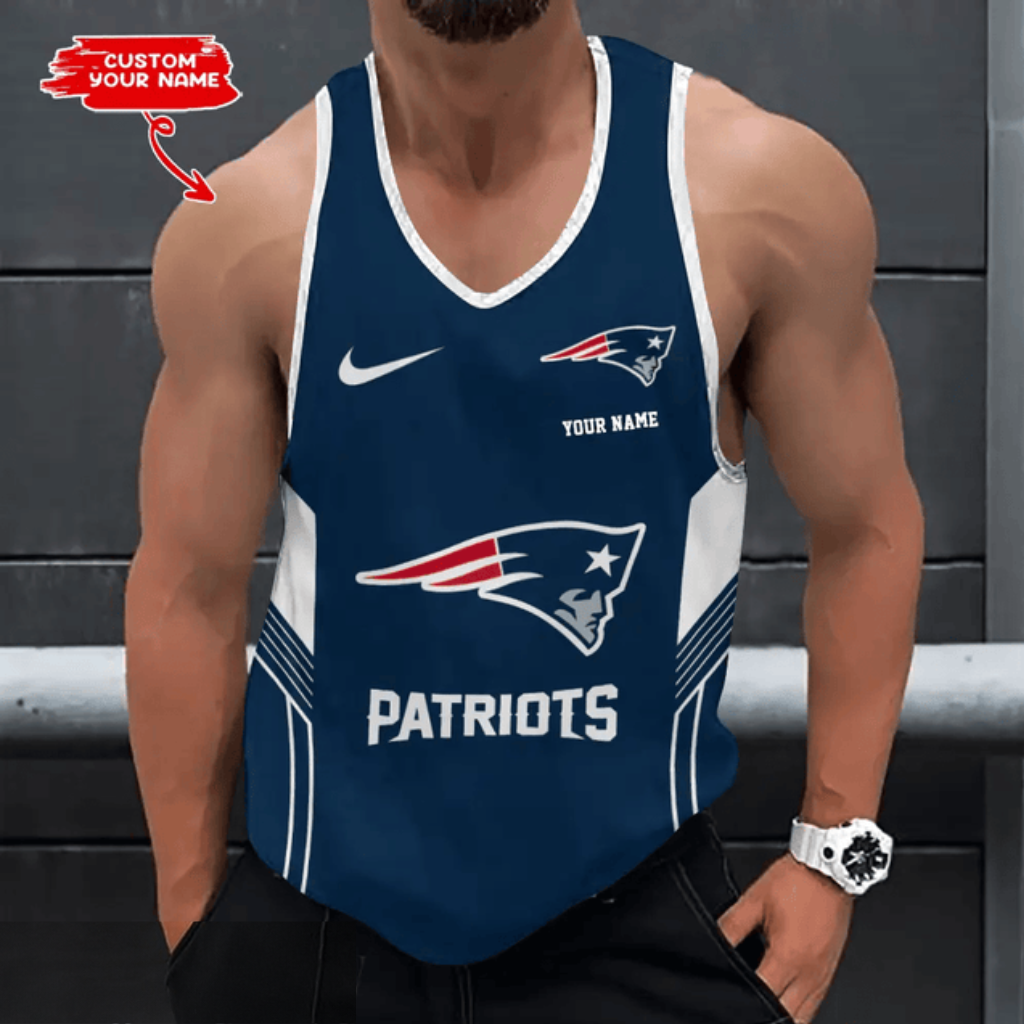 [SPECIAL OFFER] NEW CUSTOMIZED NFL27 NEP NEW ENGLAND PATRIOTS UNISEX TANK TOP