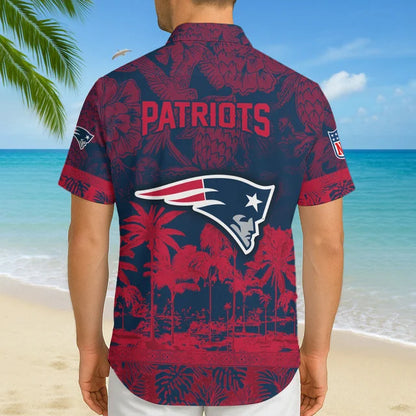 LIMITED EDITION - NEW CUSTOMIZED NFL27 NEP NEW ENGLAND PATRIOTS UNISEX HAWAIIAN SHIRT