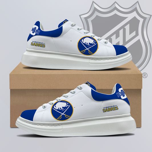 [SUPER SALE] NEW CUSTOMIZED NHL28 BFS BUFFALO SABRES MCQUEEN SHOES