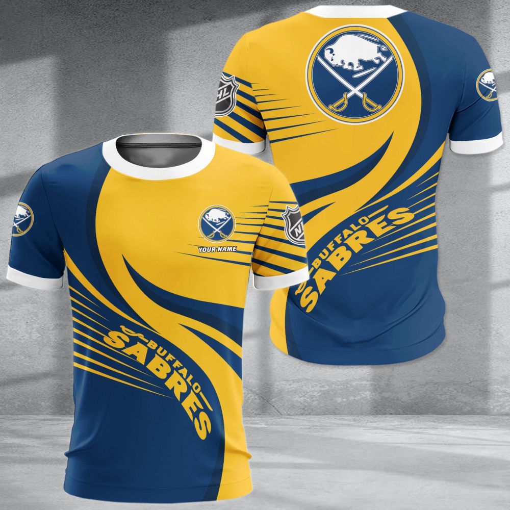 LIMITED EDITION - NEW CUSTOMIZED NHL28 BFS BUFFALO SABRES POLO SHIRT & T-SHIRTS