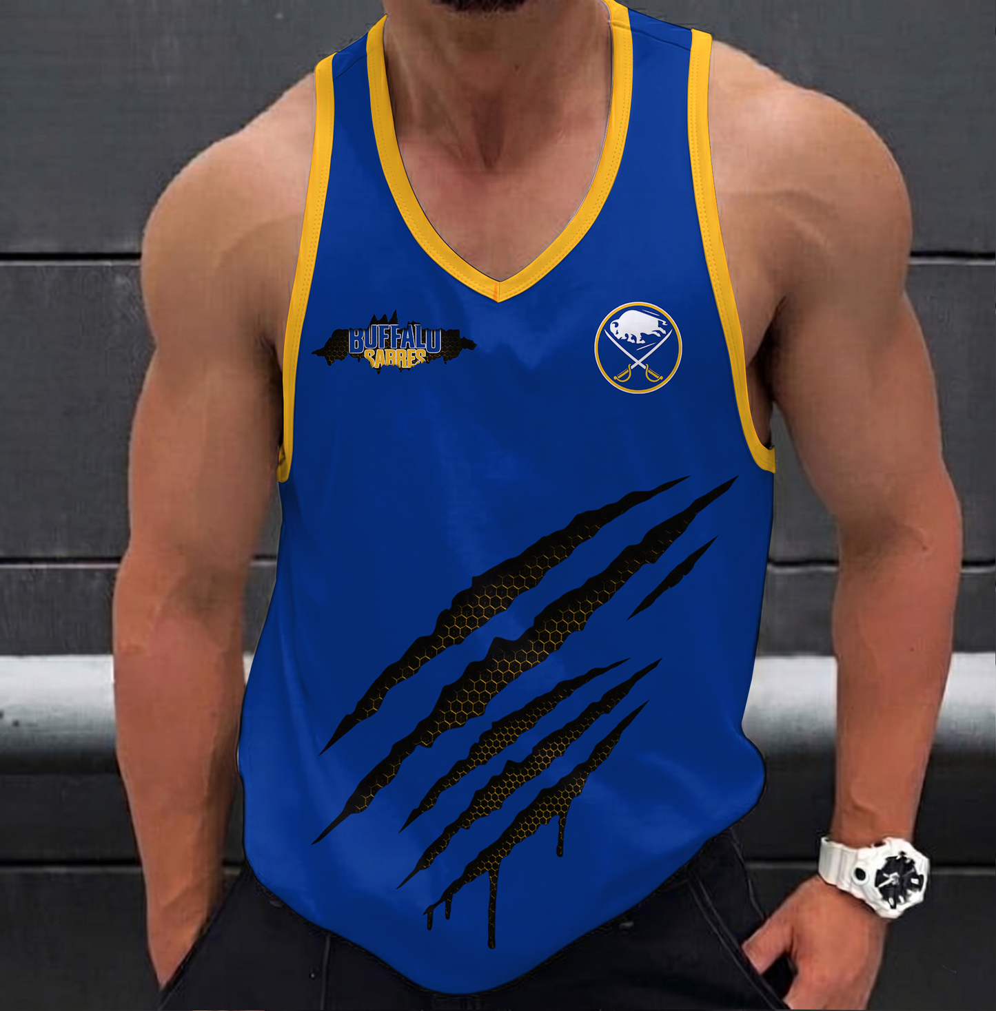 LIMITED EDITION - NEW CUSTOMIZED NHL28 BFS BUFFALO SABRES UNISEX TANK TOP