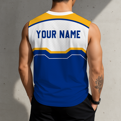 SPECIAL EDITION - NEW CUSTOMIZED NHL28 BFS BUFFALO SABRES MEN'S GYM SHIRT