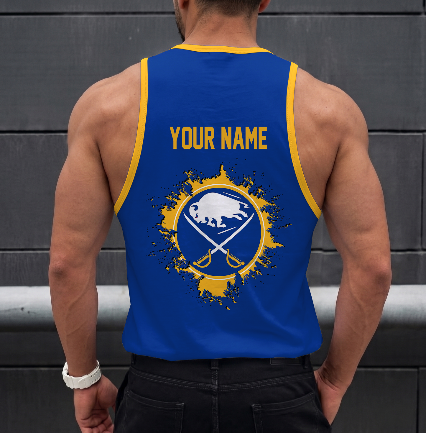 LIMITED EDITION - NEW CUSTOMIZED NHL28 BFS BUFFALO SABRES UNISEX TANK TOP