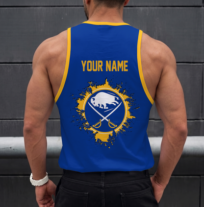 LIMITED EDITION - NEW CUSTOMIZED NHL28 BFS BUFFALO SABRES UNISEX TANK TOP