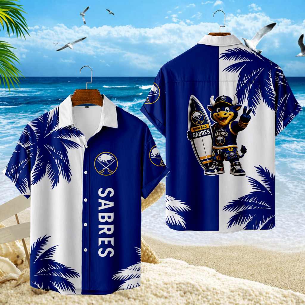 LIMITED EDITION - NEW CUSTOMIZED NHL28 BFS BUFFALO SABRES UNISEX HAWAIIAN SHIRT