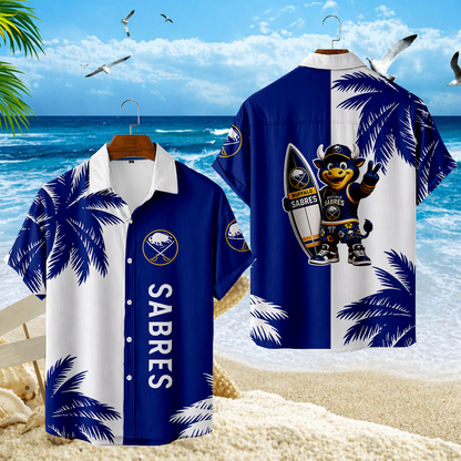 LIMITED EDITION - NEW CUSTOMIZED NHL28 BFS BUFFALO SABRES UNISEX HAWAIIAN SHIRT