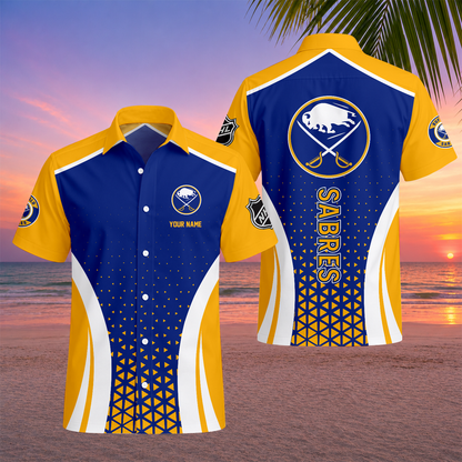 LIMITED EDITION - NEW CUSTOMIZED NHL28 BFS BUFFALO SABRES UNISEX HAWAIIAN SHIRT
