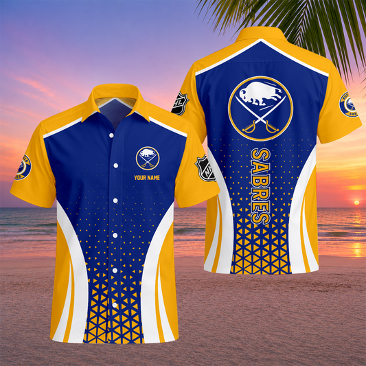 LIMITED EDITION - NEW CUSTOMIZED NHL28 BFS BUFFALO SABRES UNISEX HAWAIIAN SHIRT