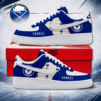 MEGA SALE - NEW CUSTOMIZED NHL28 BFS BUFFALO SABRES AF1 SHOES