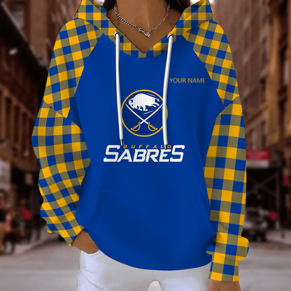 [SUPER SALE] NEW CUSTOMIZED NHL28 BFS BUFFALO SABRES RIBBED HOODIE & SWEATSHIRT