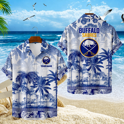 LIMITED EDITION - NEW CUSTOMIZED NHL28 BFS BUFFALO SABRES UNISEX HAWAIIAN SHIRT