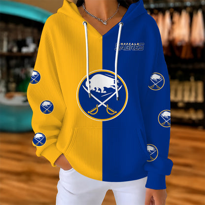 [SUPER SALE] NEW CUSTOMIZED NHL28 BFS BUFFALO SABRES RIBBED HOODIE & SWEATSHIRT
