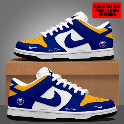 [SUPER SALE] NEW CUSTOMIZED NHL28 BFS BUFFALO SABRES DUNK LOW SHOES