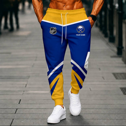 LIMITED EDITION - NEW CUSTOMIZED NHL28 BFS BUFFALO SABRES UNISEX LONG PANTS